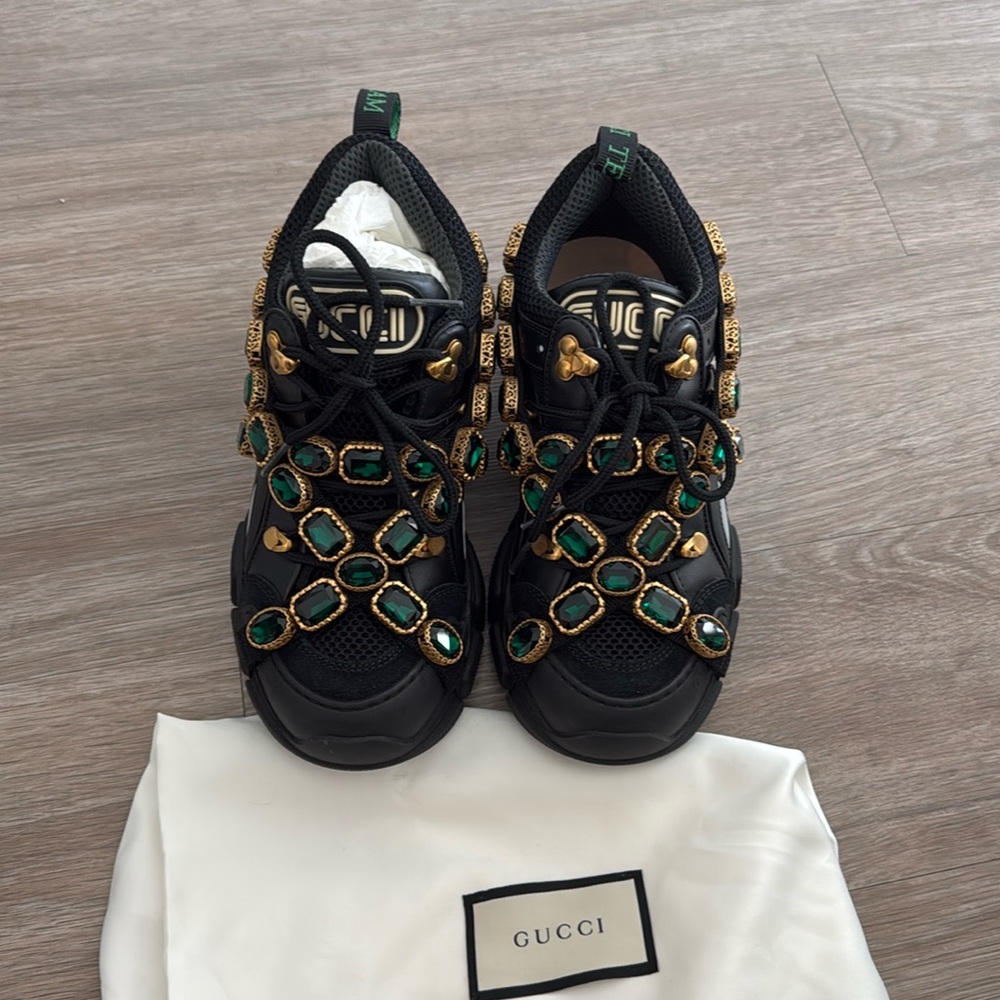 Gucci flashtrek sneakers size 36